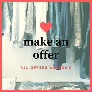 All reasonable offers welcome